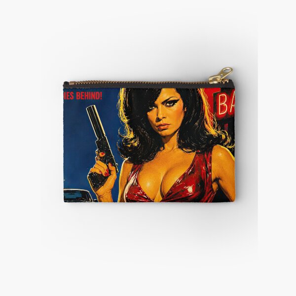 Item preview, Dela Vega Assassin – Retro Grindhouse Femme Fatale Crime Poster designed and sold by obstinator.