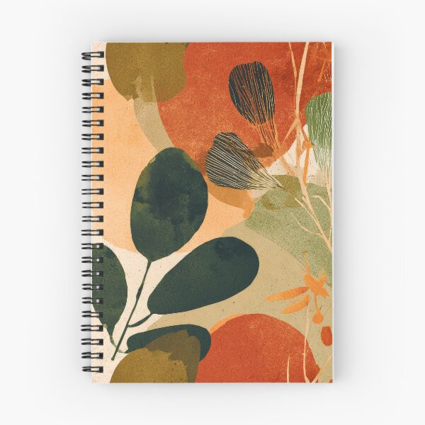 Item preview, Modern Contemporary Earthtones, Smoky Orange, And Green Abstract designed and sold by DEC02.
