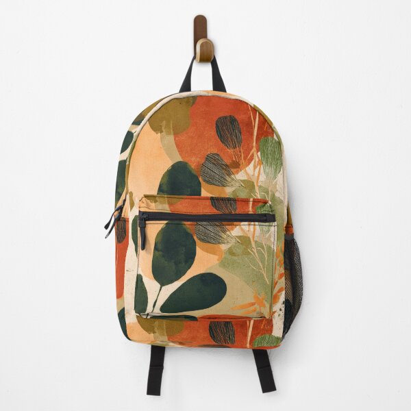 Item preview, Modern Contemporary Earthtones, Smoky Orange, And Green Abstract designed and sold by DEC02.