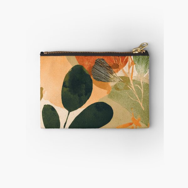 Item preview, Modern Contemporary Earthtones, Smoky Orange, And Green Abstract designed and sold by DEC02.