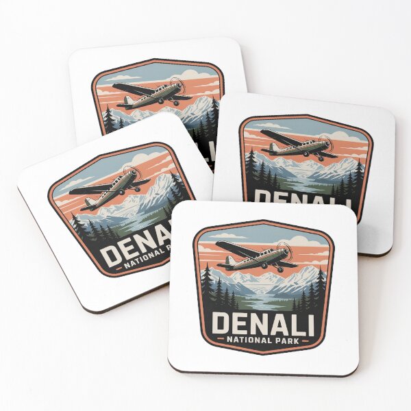 Item preview, Denali National Park Vintage Travel Badge designed and sold by Teelogic.