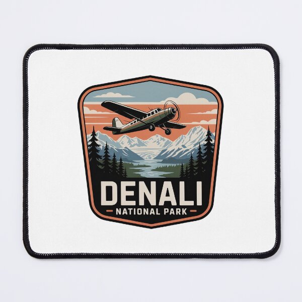 Item preview, Denali National Park Vintage Travel Badge designed and sold by Teelogic.