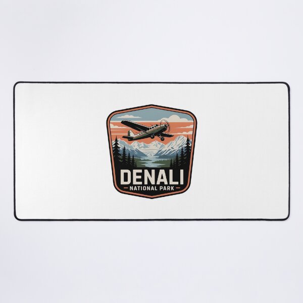 Item preview, Denali National Park Vintage Travel Badge designed and sold by Teelogic.