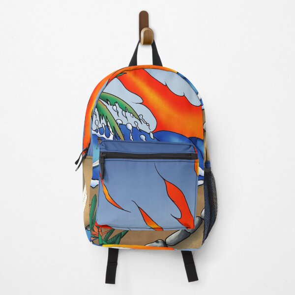 Item preview, Woody Beach Surf Wall Art, Coastal Sunset Decor, designed and sold by Jfouty.