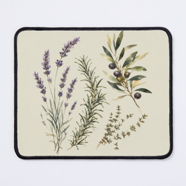 Item preview, Herbes de Provence Watercolor Botanical designed and sold by Natalia-Vlad.