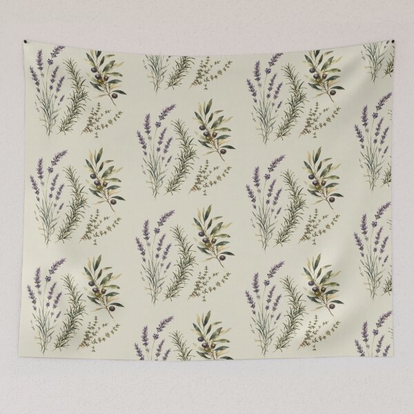 Item preview, Herbes de Provence Watercolor Botanical designed and sold by Natalia-Vlad.