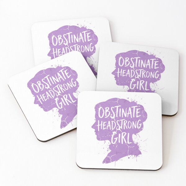 Item preview, Obstinate Headstrong Girl Purple Silhouette Grunge Design designed and sold by rodyauscaklo.