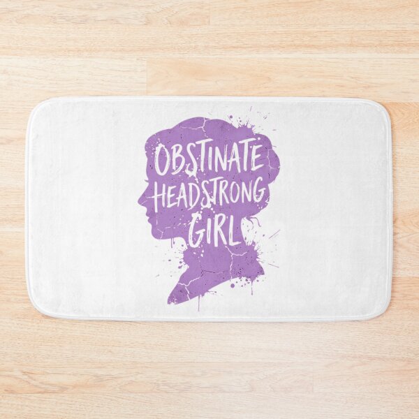 Item preview, Obstinate Headstrong Girl Purple Silhouette Grunge Design designed and sold by rodyauscaklo.