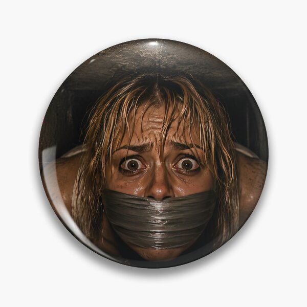 Item preview, Claustrophobia – Retro Grindhouse Confinement Horror Poster designed and sold by obstinator.