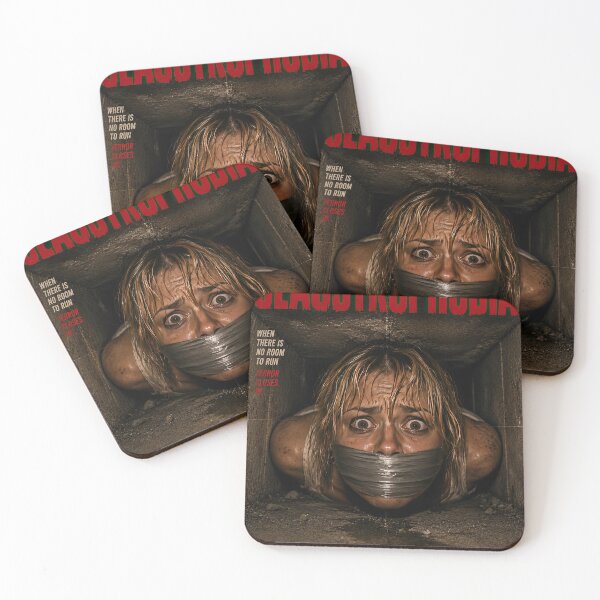 Item preview, Claustrophobia – Retro Grindhouse Confinement Horror Poster designed and sold by obstinator.