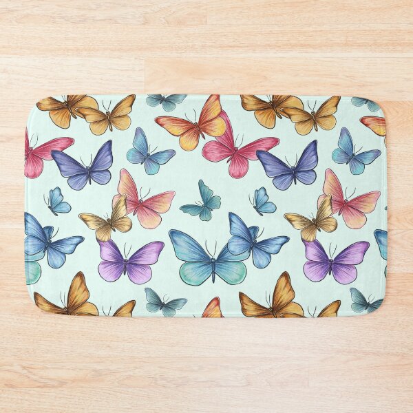 Item preview, Colorful butterflies, delicate colors, summer mood, butterfly pattern, designed and sold by ArtbySvetik.