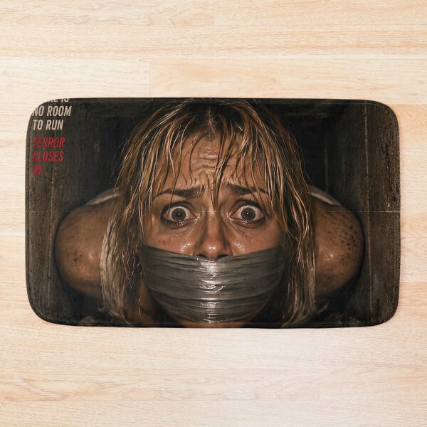 Item preview, Claustrophobia – Retro Grindhouse Confinement Horror Poster designed and sold by obstinator.