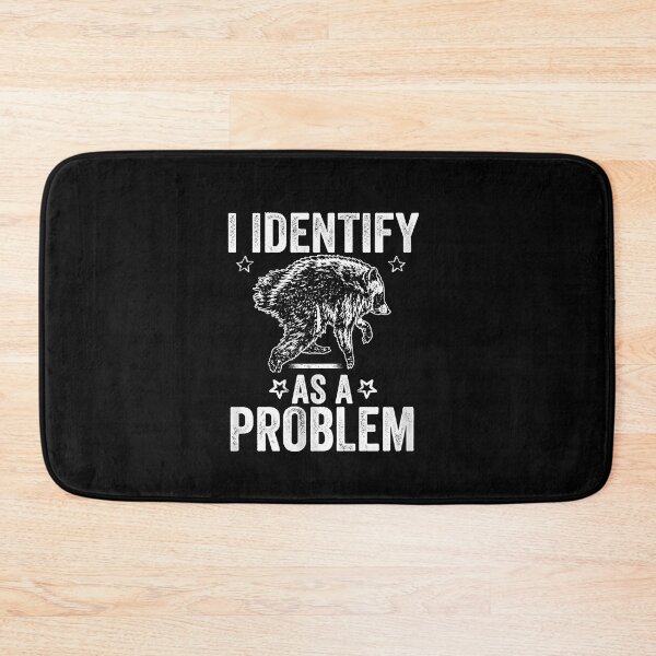 Item preview, I Identify As A Problem Jimothy Viral Raccoon Meme  designed and sold by BornBorn.