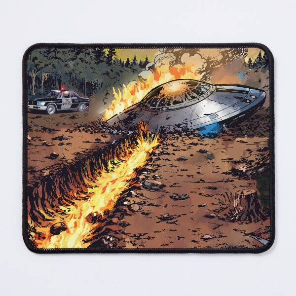 Item preview, Area 51 UFO Crash  Roswell Style Decor designed and sold by Jfouty.