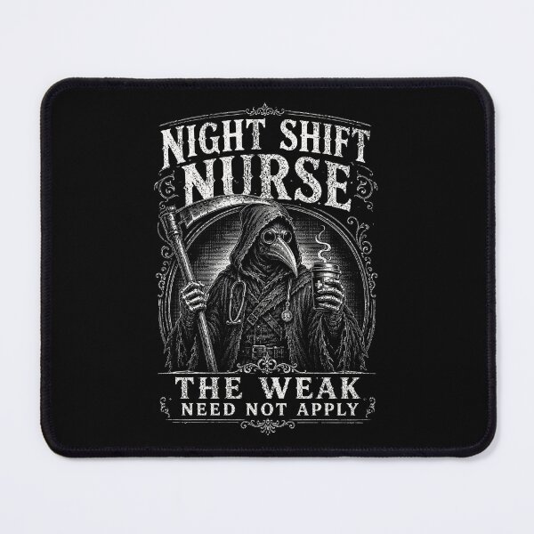 Item preview, Night Shift Nurse Plague Doctor Survival Humor designed and sold by Victor Shadehorn.