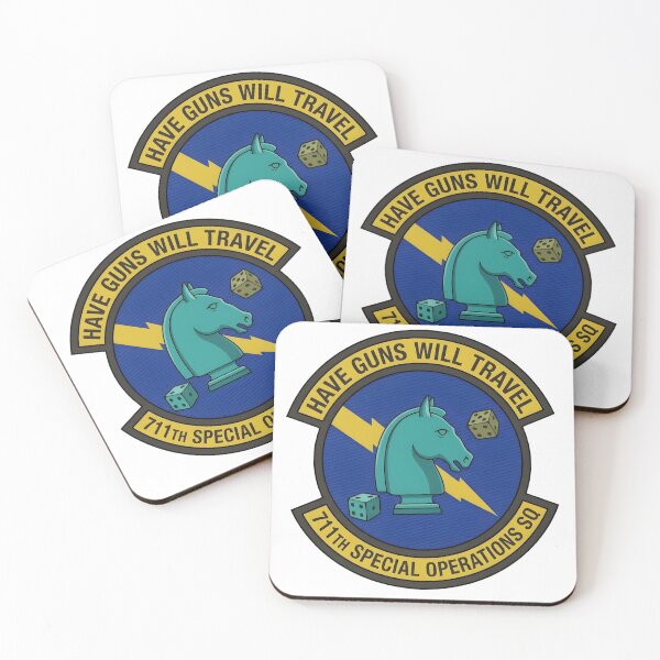 Item preview, USAF 711th Special Operations Squadron "Have Guns Will Travel" Patch designed and sold by CharlieDesings.