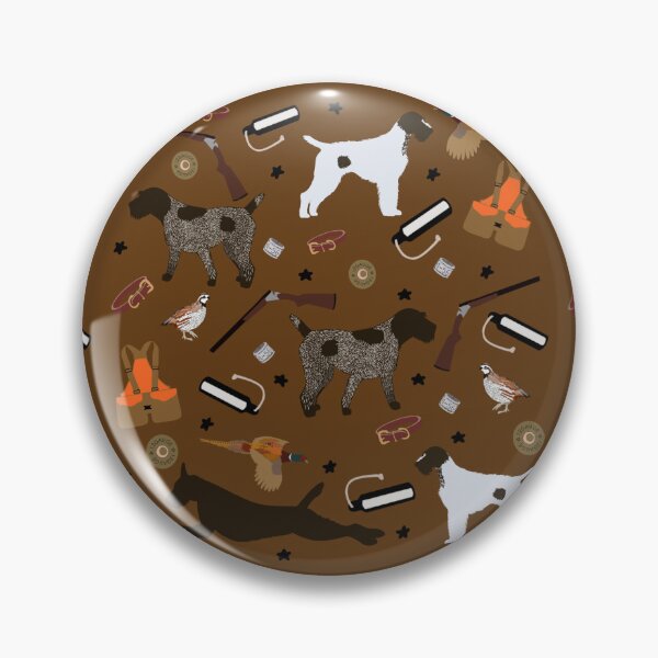 Item preview, German Wirehaired Pointer Upland Hunting Dog Pattern designed and sold by tayburson.