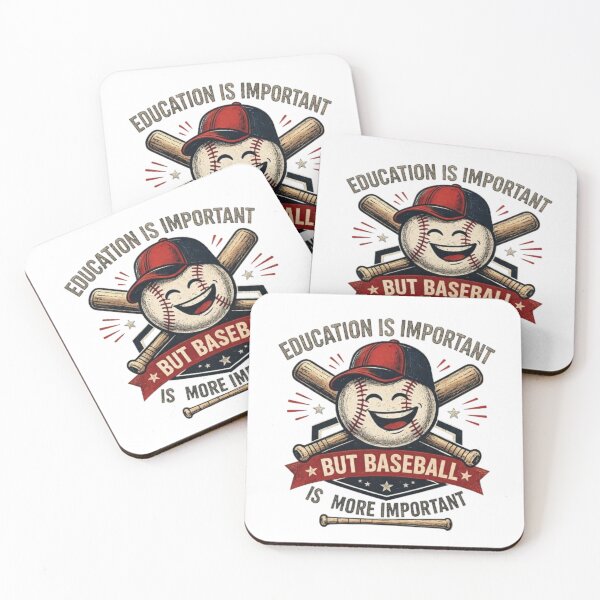 Item preview, Funny baseball quote - Education is important, but baseball is more important designed and sold by LabProShop.