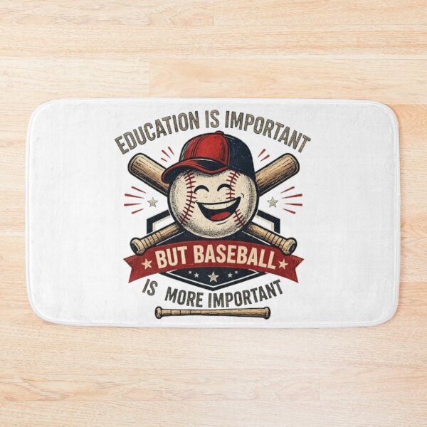 Item preview, Funny baseball quote - Education is important, but baseball is more important designed and sold by LabProShop.