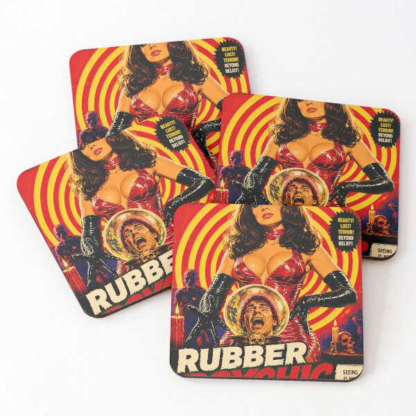 Item preview, Rubber Psychic – Retro Pulp Horror Psychic Poster designed and sold by obstinator.