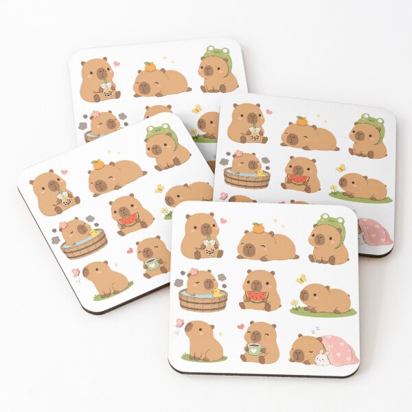 Item preview, Cute Kawaii Capybara Collection designed and sold by MySthore.