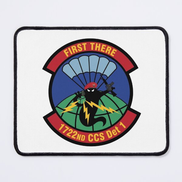 Item preview, USAF 1722nd Combat Control Squadron Detachment 1 Patch designed and sold by CharlieDesings.