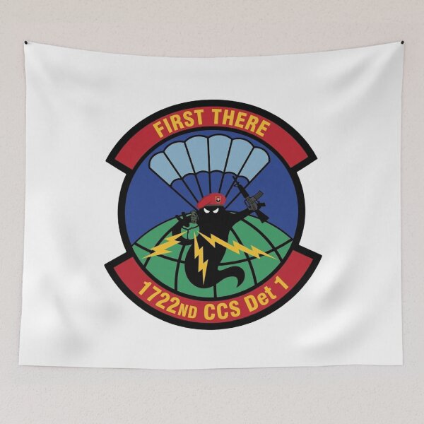 Item preview, USAF 1722nd Combat Control Squadron Detachment 1 Patch designed and sold by CharlieDesings.