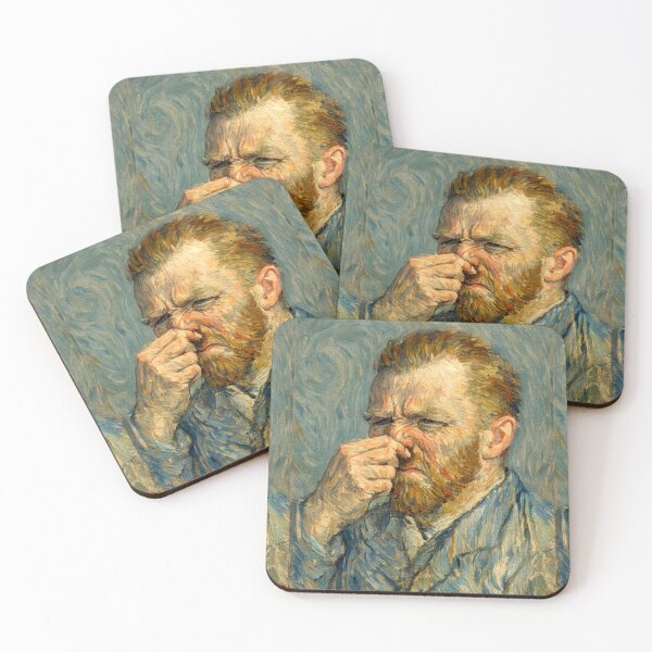 Item preview, Vincent van Gogh Smells Something Awful - Post Impressionist Parody designed and sold by SHHCreations.