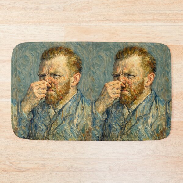 Item preview, Vincent van Gogh Smells Something Awful - Post Impressionist Parody designed and sold by SHHCreations.