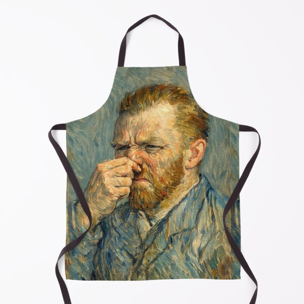 Item preview, Vincent van Gogh Smells Something Awful - Post Impressionist Parody designed and sold by SHHCreations.