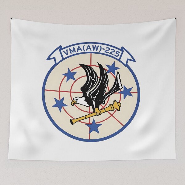 Item preview, USMC VMA(AW)-225 "Vagabonds" Squadron Patch designed and sold by CharlieDesings.