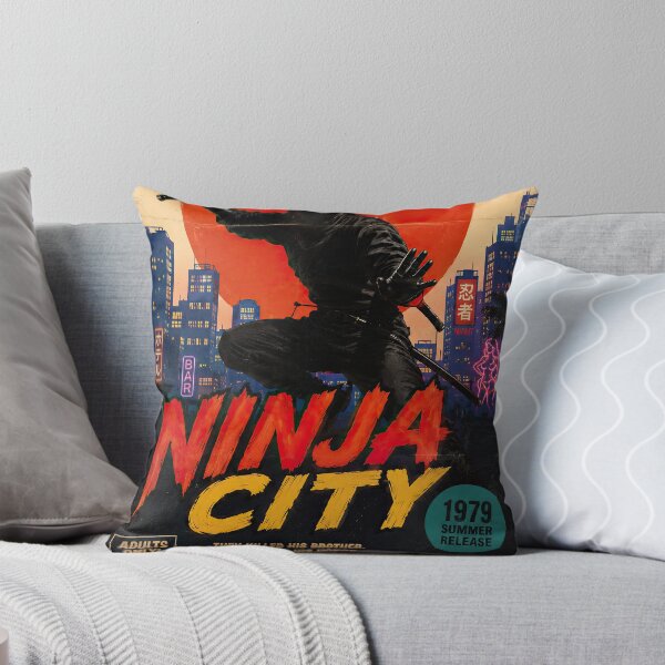 Item preview, Ninja City – 70s Grindhouse Urban Martial Arts Revenge Poster designed and sold by obstinator.