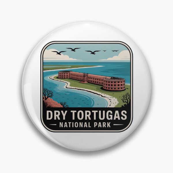 Item preview, Dry Tortugas National Park Vintage Travel Badge designed and sold by Teelogic.