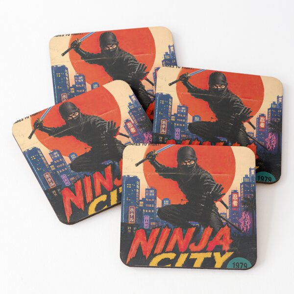 Item preview, Ninja City – 70s Grindhouse Urban Martial Arts Revenge Poster designed and sold by obstinator.