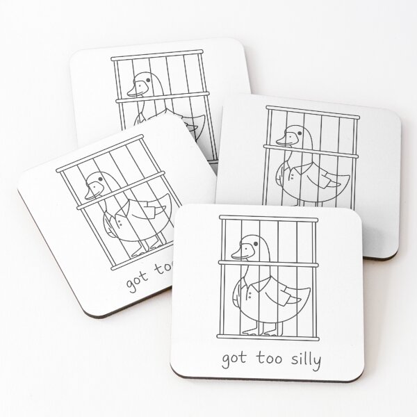 Item preview, Silly Goose Got Too Silly Meme designed and sold by anabellstar design co.