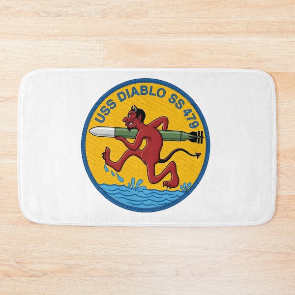 Item preview, US Navy USS Diablo (SS-479) Submarine Insignia Patch designed and sold by CharlieDesings.