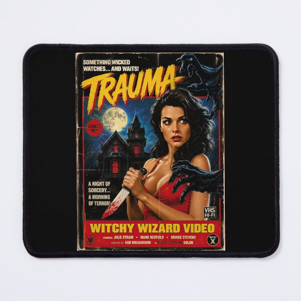 Item preview, Trauma – Retro 80s Witchy Horror VHS Poster designed and sold by obstinator.