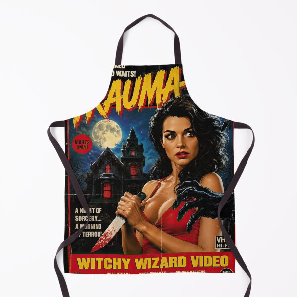 Item preview, Trauma – Retro 80s Witchy Horror VHS Poster designed and sold by obstinator.