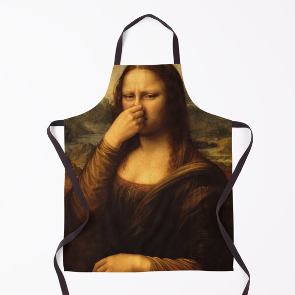 Item preview, Mona Lisa Smells Something Awful - Funny Renaissance Parody designed and sold by SHHCreations.