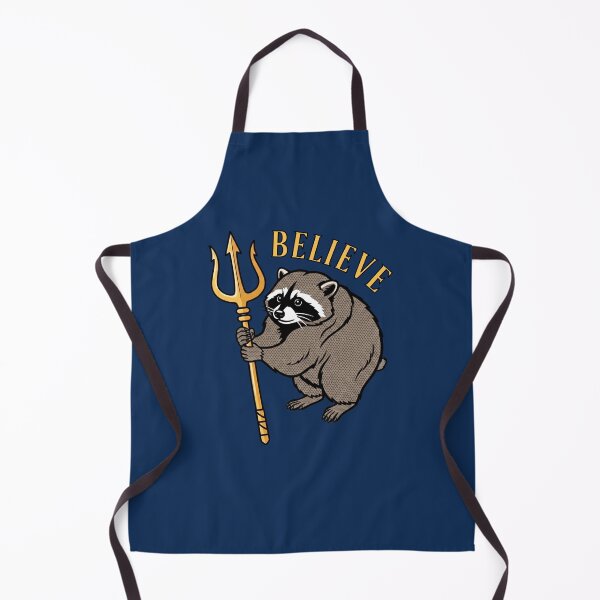 Item preview, Believe Raccoon Jimothy Holding Trident Pop Art Retro Comic designed and sold by Terry Bain.