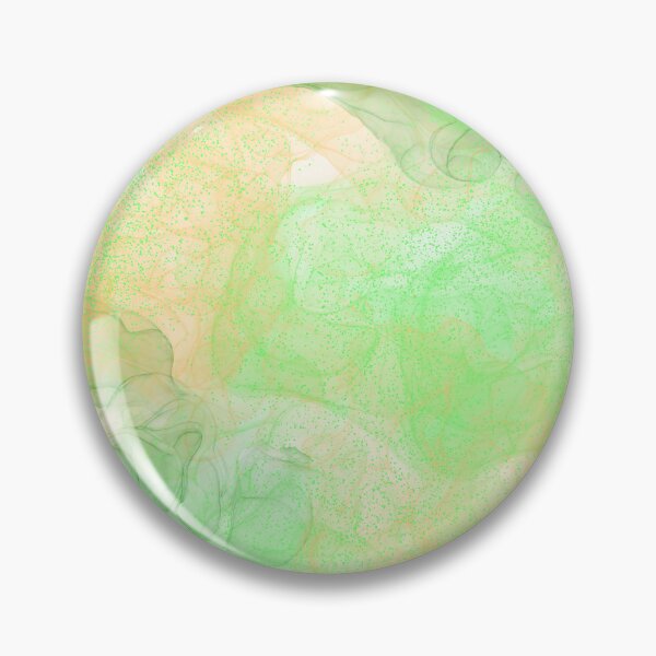 Item preview, Green and Peach Alcohol Ink Abstract designed and sold by SweetLilith.