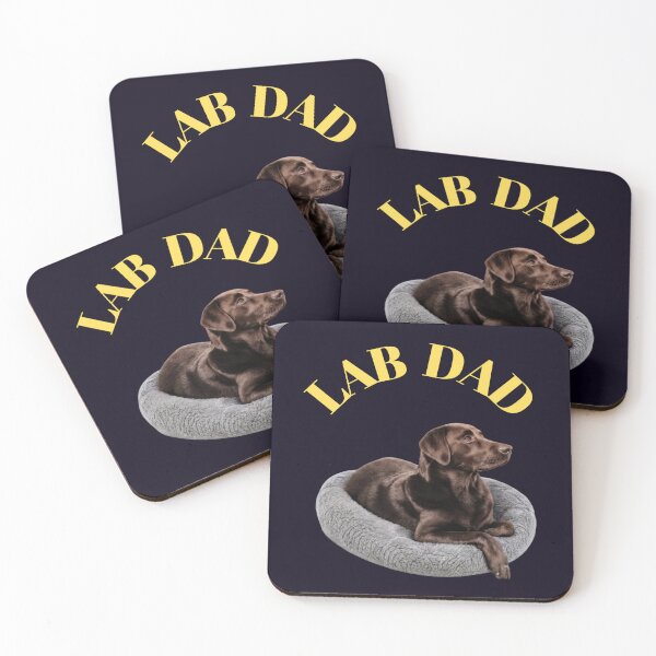 Item preview, CHOCOLATE BROWN LABRADOR RETRIEVER - LAB DAD designed and sold by PRINTSCHARMINGM.