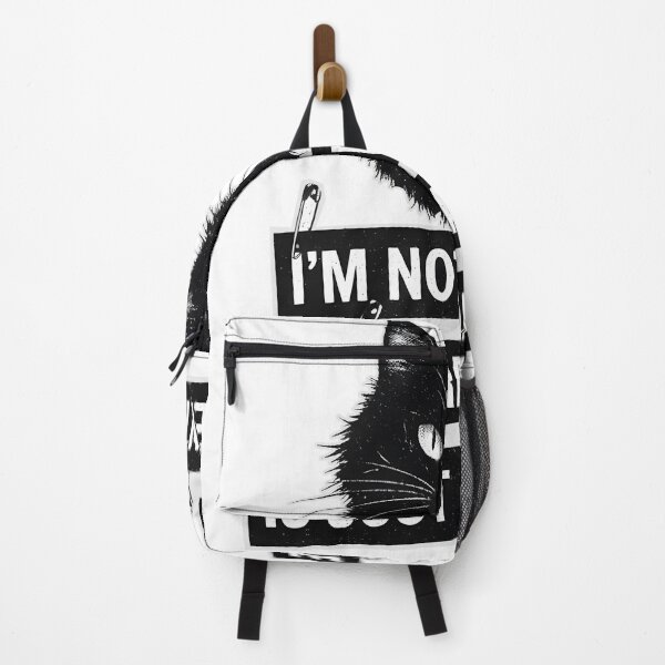 Item preview, Punk Black Cat King "I'm Not Insane My Reality Is Just Different" funny designed and sold by Addictive design.
