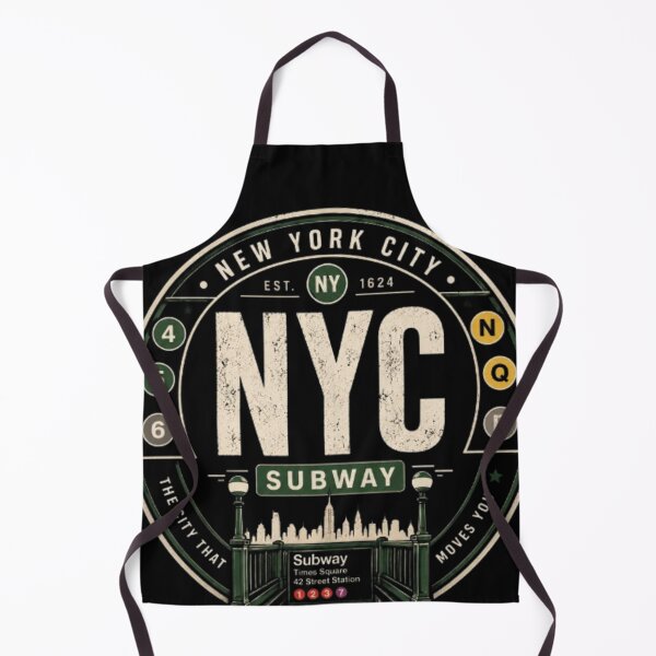 Item preview, NYC Subway Heritage | Vintage New York Transit Badge | Retro Subway Sticker & T-Shirt designed and sold by TulipsArtDesigns .