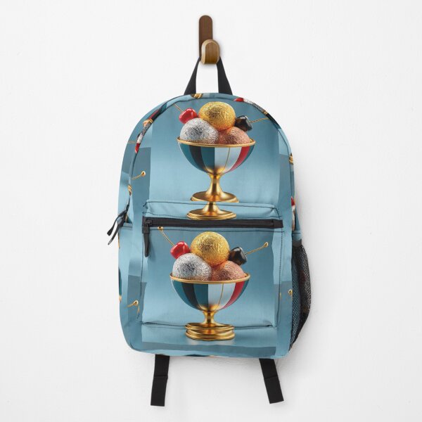 Item preview, Golden Ice Cream Sundae with Gold Silver and Bronze Scoops designed and sold by WordPlayStudio.