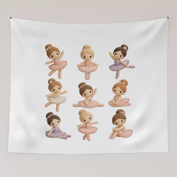 Item preview, Cute Kawaii Ballerina Dolls Collection designed and sold by MySthore.