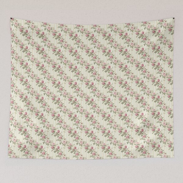 Item preview, Vintage Striped Floral Pattern  designed and sold by LouieVanille.