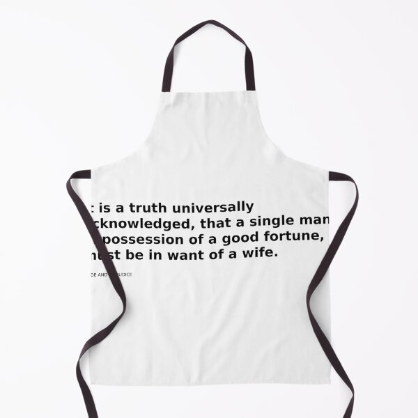 Item preview, "It is a truth universally acknowledged, that a single man in. designed and sold by DECORBS.