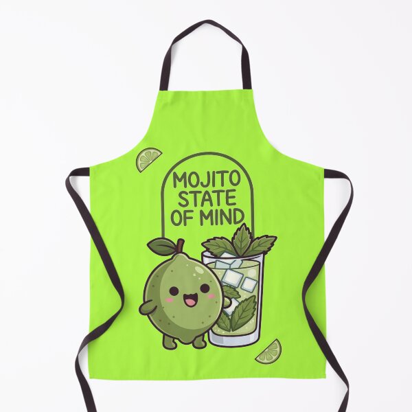 Item preview, Mojito State Of Mind Cute Kawaii Lime Cocktail Lover Design designed and sold by katiecorners.