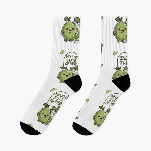 Item preview, Mojito State Of Mind Cute Kawaii Lime Cocktail Lover Design designed and sold by katiecorners.